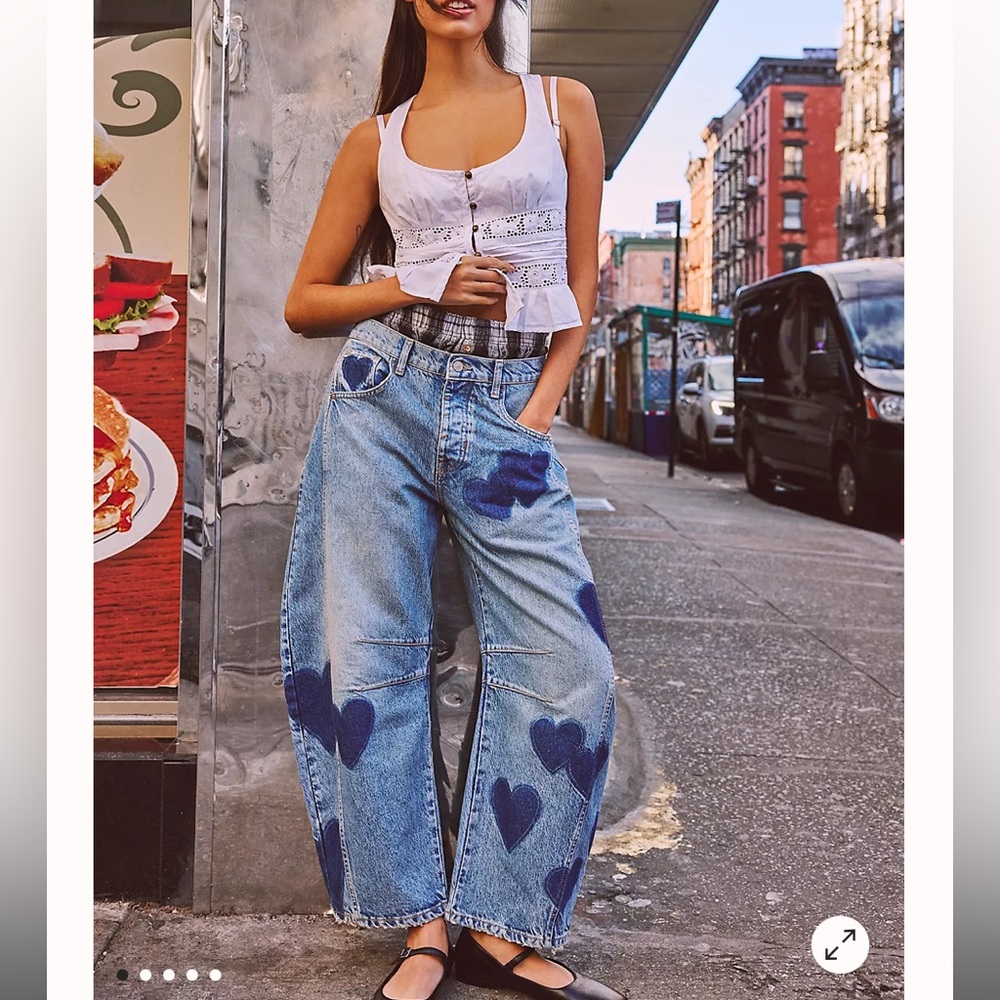 IN SEARCH OF.. free people heart jeans